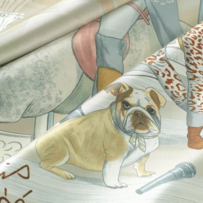 HERMÈS シルクスカーフ 装飾的デザインお針子さん柄4日まで販売 レディス スカーフ＆シルクアクセサリー | エルメス | Hermès